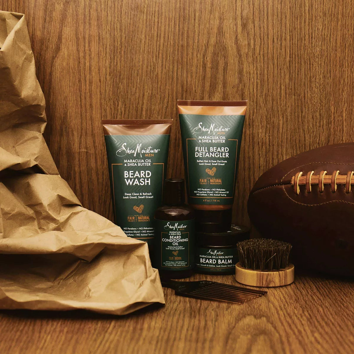 Sheamoisture Men Beard Balm - Maracuja Oil & Shea Butter - 4Oz