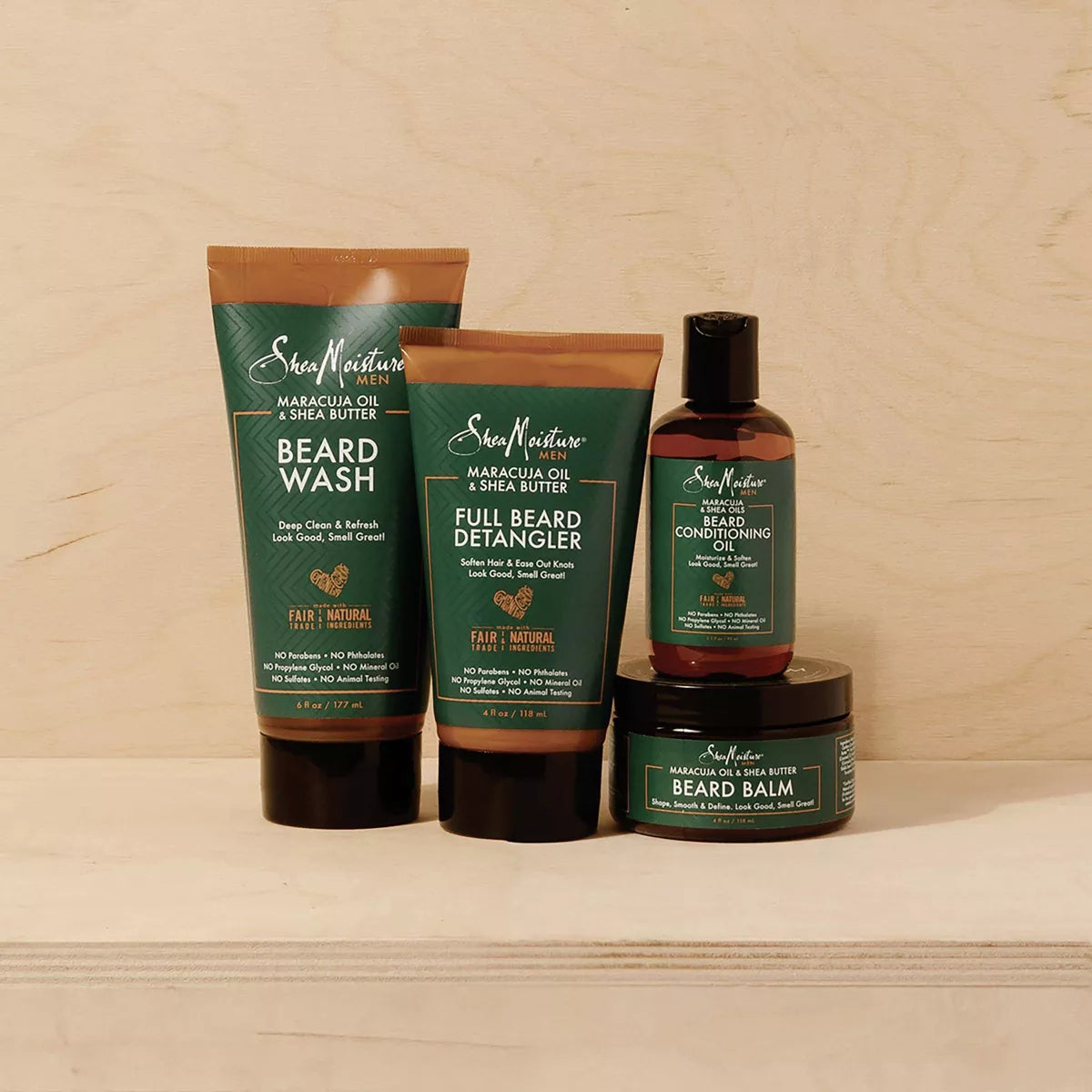 Sheamoisture Men Beard Balm - Maracuja Oil & Shea Butter - 4Oz