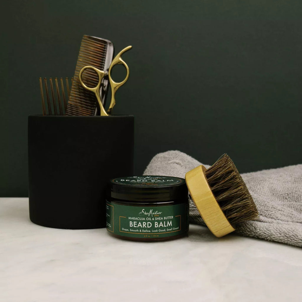 Sheamoisture Men Beard Balm - Maracuja Oil & Shea Butter - 4Oz
