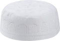 Men’s Muslim Prayer Kufi Hat – Embroidered Islamic Beanie Skull Cap, Traditional Kofia Topi, Lightweight Sun Hat