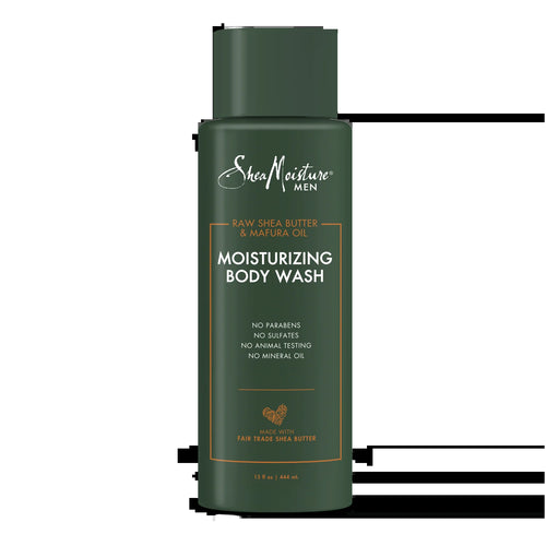 (2 Pack)  Men'S Moisturizing Body Wash, Shea Butter and Mafura Oil, 15 Fl Oz